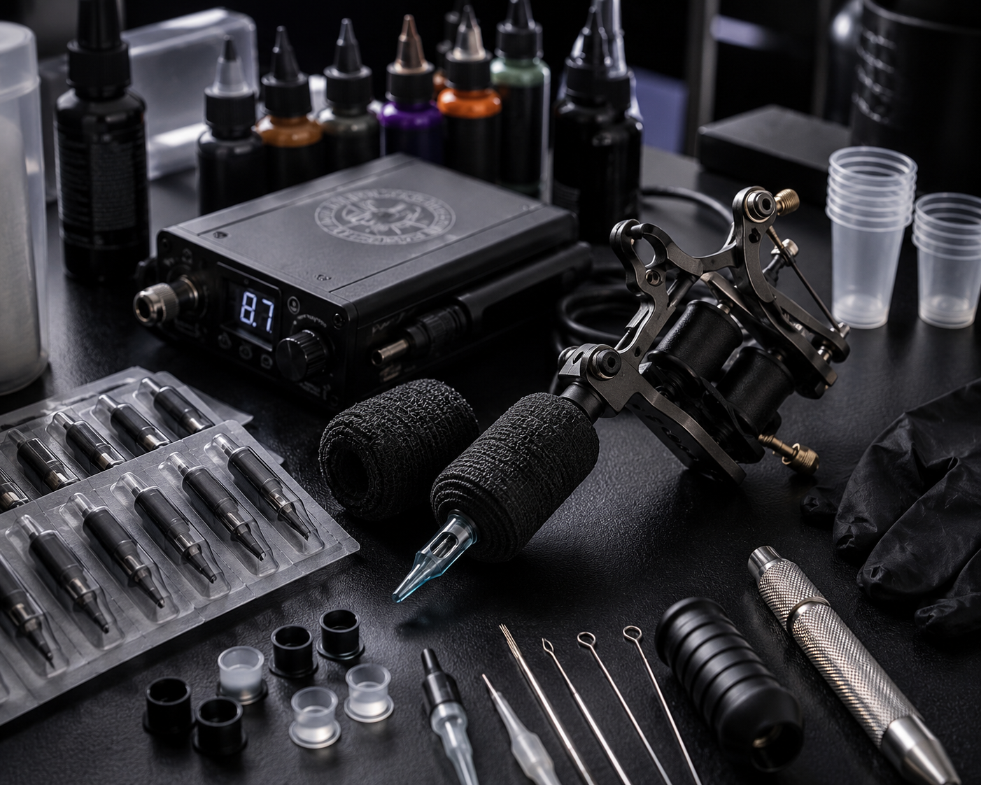 Matériel de tatouage professionnel