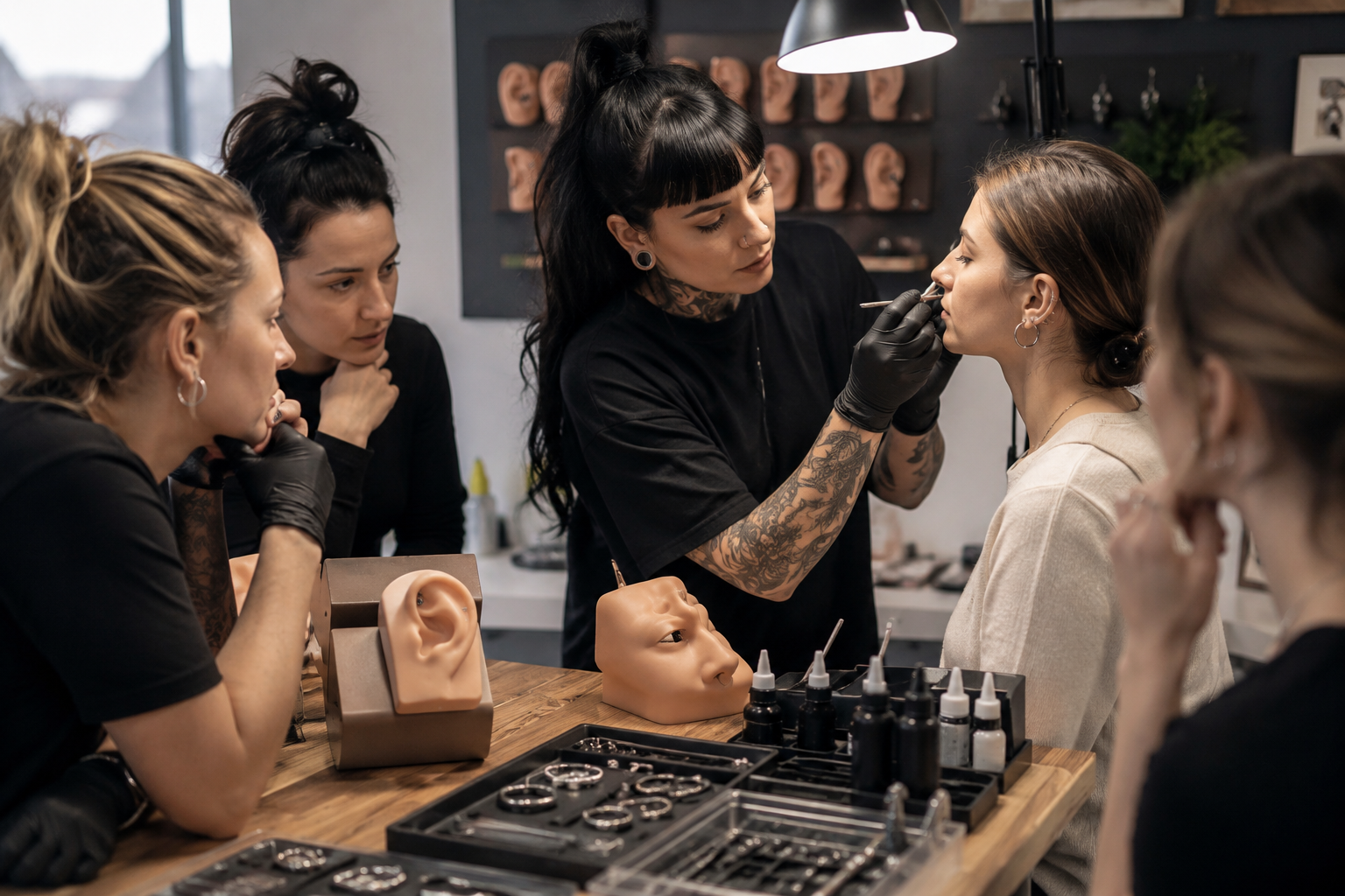 Formation body piercing
